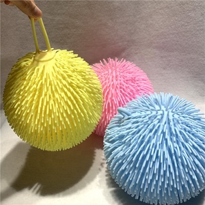 New Funny Kids Soft Vent Squishy Jumbo Spiky Squeeze Spike Balls Jumbo Colorful Spike Balls Fluffy Ball Toy - Product Image 3