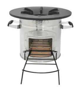 China Alibaba Supplier high-efficiency portable energy-saving cooking ceramic wood stove