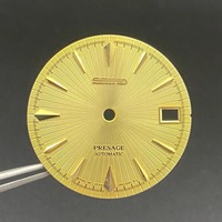 Accessorio per Orologio Stile Cocktail con Calendario Singolo, Quadrante Non Luminoso da 28,5MM, Compatibile con Movimento NH35 36