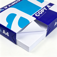 Papel de Copia A4 100% Pulpa de Madera 70gsm 75gsm 80gsm, Papel de Impresión Resistente, Papel Blanco para Impresora y Oficina
