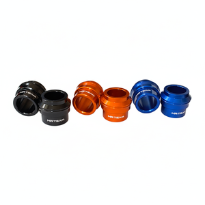 Husaberg TE 125 12-14 distanziali ruota posteriore arancione nuovi adattatori mozzo ruota in alluminio per auto - Product Image 1