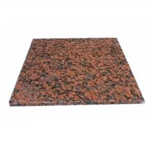 중국 저렴한 가격 광택 천연석 G562 메이플 리프 레드 컬러 화강암 바닥 60x60 타일