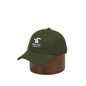 Personalización masiva logotipo bordado práctico múltiples funciones militar verde cepillado gorras de béisbol