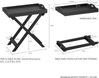 Coiffeuse en bois pliante table supérieure amovible scie pour le bois Table à manger en bois couleur cerise