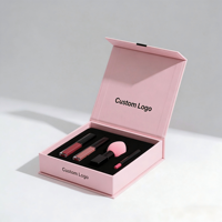 Boîte à fermeture magnétique pour rouge à lèvres, fard à joues, correcteur, maquillage, avec insert en mousse EVA