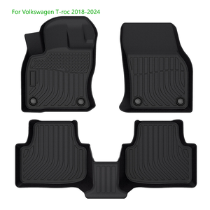 Accessori auto e parti tappetino auto per Volkswagen T Roc Amarok Jetta <span class=keywords><strong>Tiguan</strong></span> 5 posti Tuareg 2010-2024 - Product Image 2