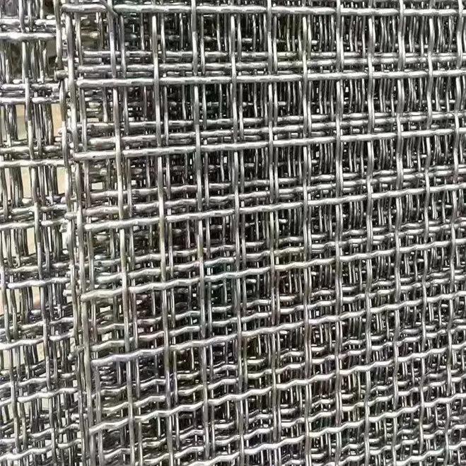2 4 5 6 8 mesh 304 316 stainless steel crimped wire mesh for mining