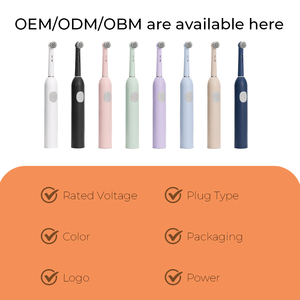 PRITECH <span class=keywords><strong>Brosse</strong></span> à dents électrique rechargeable compatible avec les têtes <span class=keywords><strong>Oral</strong></span> <span class=keywords><strong>B</strong></span>, étanche IPX7, 3 modes, avec 2 recharges DuPont - Product Image 6