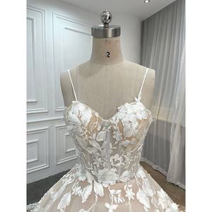 <span class=keywords><strong>2023</strong></span> <span class=keywords><strong>Robe</strong></span> de Bal de Mariée Libanaise Luxe Discret, Robes de <span class=keywords><strong>Mariage</strong></span> <span class=keywords><strong>Civil</strong></span> Tunisien Couleur Champagne, Longue Traîne Cathédrale, Vestido De Novia - Product Image 5