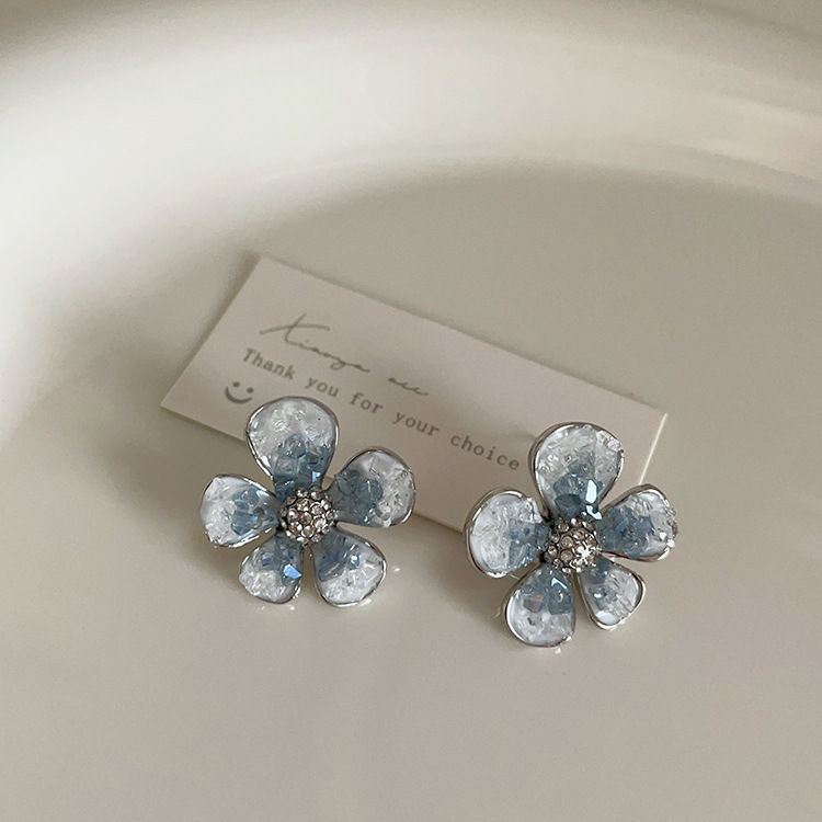 Fleurs de zircon/bleu