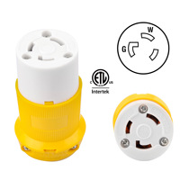 YILUN NEMA-Enchufe y conector de bloqueo para generador, enchufe de bloqueo giratorio de 30 amperios, 125V, 2 polos, 3 cables, 30 amperios