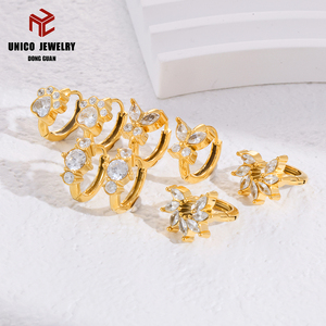 Pulverbeschichtete Edelstahl Silber/Gold Plattierte Creolen Huggie-Haken Wasserdicht Hypoallergen Unisex - Product Image 3