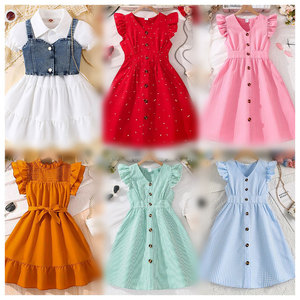 Ropa Usada de Verano para Niños, Vestidos Hanbok Exportados a Todo el Mundo, Ropa de Bebé, Entrega Aleatoria, Vestidos de Lujo para Niñas - Product Image 1