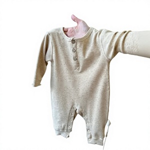 Tutina per Neonati Primavera/Autunno Stile Instagram, Body a Maniche Lunghe Unisex per Bambini e Bambine, Taglie Standard, in Velluto a Coste con <span class=keywords><strong>Pelliccia</strong></span> di Coniglio - Product Image 1