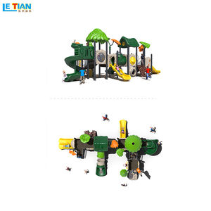 Trẻ Em Chủ Đề Công Viên Trượt Và Đu Mẫu Giáo Slide Sân Chơi Ngoài Trời Thiết Bị Mầm Non Trượt Nhựa Cho Trẻ Em - Product Image 4