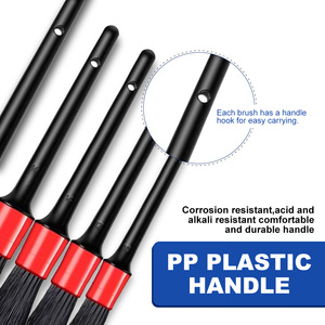 Bộ Bàn Chải Chăm Sóc Xe Hơi 5 Chiếc Hộp Đựng Sợi Nylon Chất Lượng Cao Bàn Chải Rửa Xe Hơi - Product Image 3