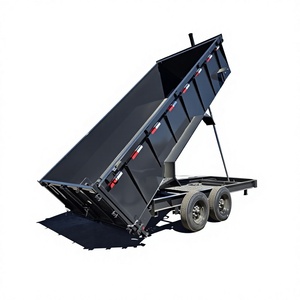 EN PROMOTION : Remorque à benne basculante Hillcrest 7X16 17.6K |   Tandem Double |   Acier Noir - Product Image 1