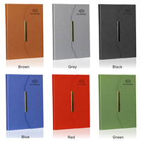 Articles promotionnels d'entreprise, agenda en PU, papeterie, cadeau, journal personnalisé, bureau, A5 avec stylo, coffret cadeau
