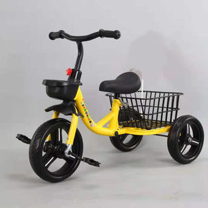 Nuova Bicicletta a Tre Ruote per Bambini con Telaio in Acciaio Colorato e Grande Cestino, Prezzo di Fabbrica Basso, Vendita all'Ingrosso OEM - Product Image 6