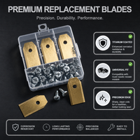 Kit de lames de rechange universelles pour tondeuse robotisée 9/30/45 pièces avec vis assorties, prix de gros, compatible avec les tondeuses automatiques