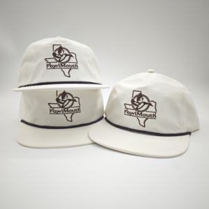 Casquette de baseball décontractée Richardson 5 panneaux à visière plate, ultra douce, en maille polyester-nylon 256, avec patch tissé personnalisé pour le hip-hop - Product Image 3