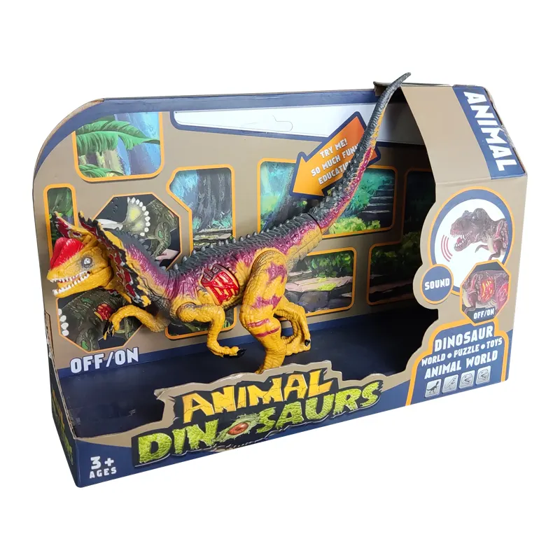Wholesale Realistic Jurassic Dinosaur Model Toy with Sound Roaring Movable Joints Action Simulation Animal Dinosaur Figures