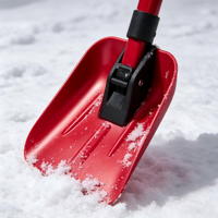 Pelle multifonctionnelle d'urgence pour véhicule, en alliage d'aluminium, pliable, pour la neige, la randonnée et le camping