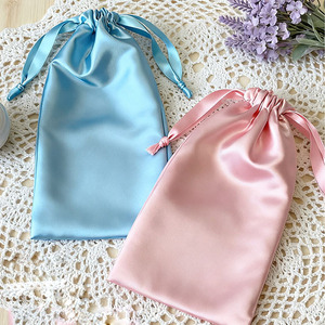 Bolsa de Satén Personalizada con Cordón, Bolsa de Seda Premium, Bolsa Portátil para Accesorios de Peluquería, Bolsa para Joyería - Product Image 4