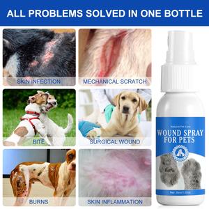 USMILEPET ODM OEM <span class=keywords><strong>Spray</strong></span> Pet Wound Care Hot Spot & Itchy Soulagement de la peau Recommandé Pommade de guérison Soins des plaies pour chiens et chats - Product Image 3