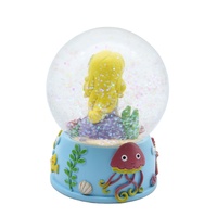 Petits Globes de neige en verre de sirène Souvenir bricolage Base de Globe de neige en verre pour filles femmes