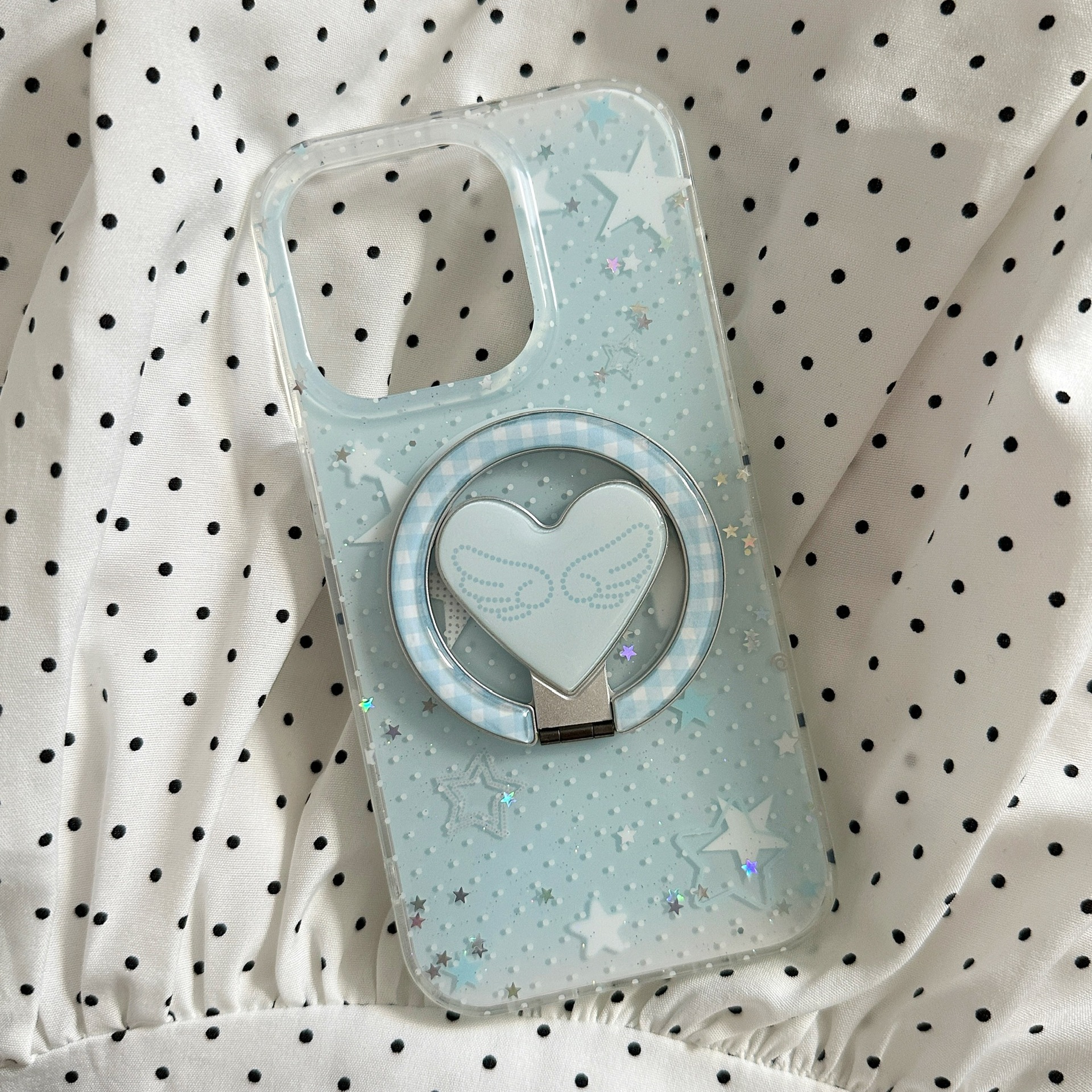 Staffa magnetica dell'ala dell'amore stella del punto d'onda blu