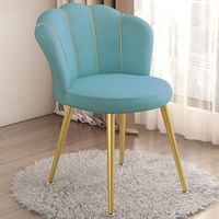 Chaise de Maquillage Pivotante en Acier Inoxydable, Design Luxe Léger, Écologique, Durable, Confort Moderne pour Chambre à Coucher et Salon de Manucure