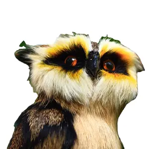 Имитация перьев Совы поделки перьев птицы реквизит для фотосъемки статическая модель украшения дома