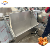 Machine à frire au gaz à chauffage externe robuste pour la production de snacks frits à grande échelle et les usines industrielles de noix