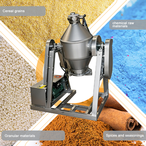 Miscelatore a Doppio Cono in Acciaio Inox ad Alta Efficienza 300L per Miscelazione Uniforme di Polveri Chimiche e Granuli Industriali - Product Image 4