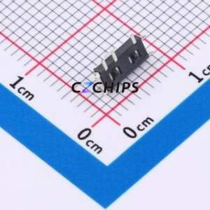 MSS12C02LBG20-W Slide Switch SMD-7P,6.7x2.8mm Switch Single Pole Double Throw Rectangle Pin Header SMD Tab 6.65mm - Product Image 2