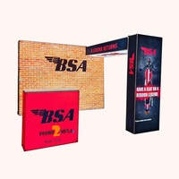 Support d'arche en aluminium robuste et résistant aux intempéries pour toile de fond, système d'exposition modulaire standard par sublimation thermique, montage facile pour