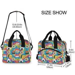 Sac isotherme réutilisable en nylon 15L Aloha pour le déjeuner, motif dessin animé Hawaï Musubi, design personnalisé, pour femmes et hommes - Product Image 3
