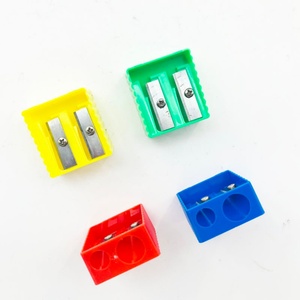 Proveedor de Artículos de Papelería Profesionales, Sacapuntas de Plástico de Doble Orificio, Bonito y Portátil - Product Image 3