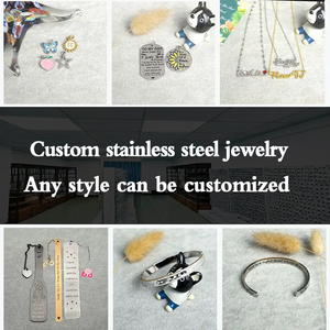 Conçu Style Confort Léger Nom Personnalisé Collier N'irrite Pas La Peau Même Porté Toute La Journée Nuit Fait Bijoux En Acier Inoxydable - Product Image 5