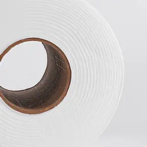 Tissu non tissé filé en polyester 100% direct d'usine pour tampons de coton