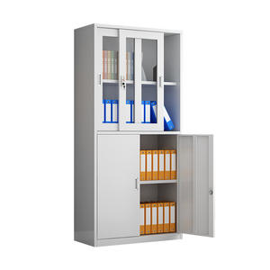 Armoire de classement métallique, armoire de rangement de bureau, armoire de classement en acier, personnalisable - Product Image 1