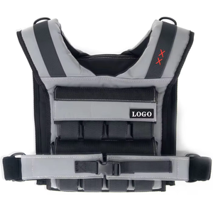 <span class=keywords><strong>Gilet</strong></span> <span class=keywords><strong>lesté</strong></span> noir en gros de haute qualité, personnalisable et réglable pour l'entraînement des hommes, <span class=keywords><strong>10kg</strong></span> 12kg 16kg 20kg 30kg - Product Image 1