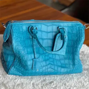 luxury brand name handbags , genuine leather bag for lady manufacture