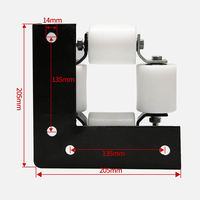 Dispositif de guidage de chaîne de compensation d'ascenseur 70*60 avec roue de guidage anti-vibration, pièces de rechange pour ascenseur