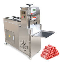 Trancheuse à viande congelée entièrement automatique en acier inoxydable 220/380V 1.1-3KW 0-50MM, machine à trancher le bœuf, cuisine commerciale