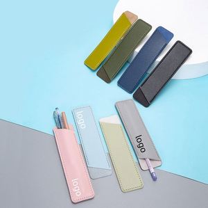 Custom Logo High Quality Leather Luxury Pencil Bag Stylus <b>Pen</b> Leather Case - Product Image 1