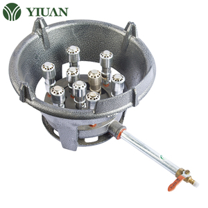 Wok à pression moyenne, brûleur à <span class=keywords><strong>gaz</strong></span> portable d'extérieur, cuisinière à <span class=keywords><strong>gaz</strong></span> en fonte pour <span class=keywords><strong>gaz</strong></span> naturel, 9 évents de combustion - Product Image 4