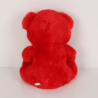 Ours en peluche cœur rouge pour célébration de mariage, jouet en coton PP et polyester, décoration de table, cadeau pour amis, 31-50cm, unisexe