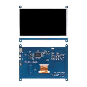 Monitor Modulo da 7 Pollici per Raspberry <span class=keywords><strong>Pi</strong></span> 4/3/2/B/B+/A+ 1024x600 IPS Touchscreen Capacitivo a 5 Punti Senza Driver per Win 7/8/10 - Product Image 3
